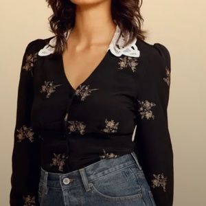 ROUJE CLEM TOP - SIZE 40